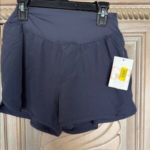 GB Girls Dark Blue Athletic Shorts